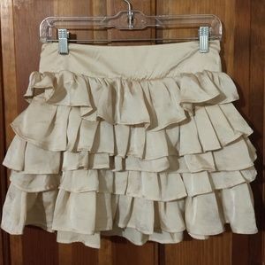 Ruffle mini skirt